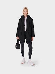 Sweaty Betty Black Winter Stride Waterproof Parka - Image 7 of 10