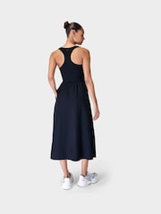 Sweaty Betty Black Explorer Ribbed Racer Dress - Image 2 of 5
