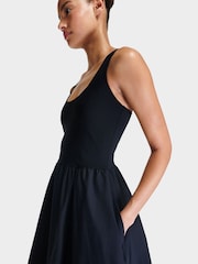 Sweaty Betty Black Explorer Ribbed Racer Dress - Image 3 of 5