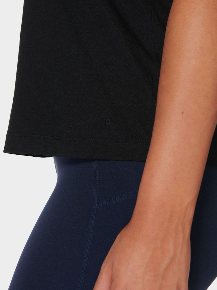 Sweaty Betty Black Essential Sleeveless Tank - Image 5 of 6
