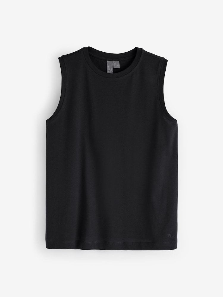 Sweaty Betty Black Essential Sleeveless Tank - Image 6 of 6