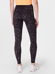 Sweaty Betty Black Chrome Full Length Power Workout Leggings - Image 2 of 7