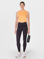 Sweaty Betty Black Chrome Full Length Power Workout Leggings - Image 3 of 7