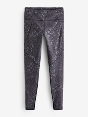 Sweaty Betty Black Chrome Full Length Power Workout Leggings - Image 6 of 7