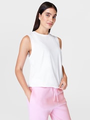 Sweaty Betty White Essential Sleeveless Tank - Image 3 of 7