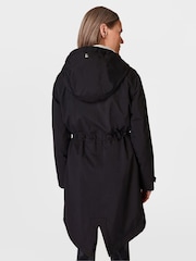 Sweaty Betty Black Stride Waterproof Parka - Image 4 of 11