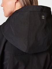 Sweaty Betty Black Stride Waterproof Parka - Image 7 of 11