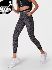 Sweaty Betty Grey 7/8 Length Zero Gravity Run Tights - Image 4 of 11