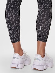 Sweaty Betty Grey 7/8 Length Zero Gravity Run Tights - Image 9 of 11