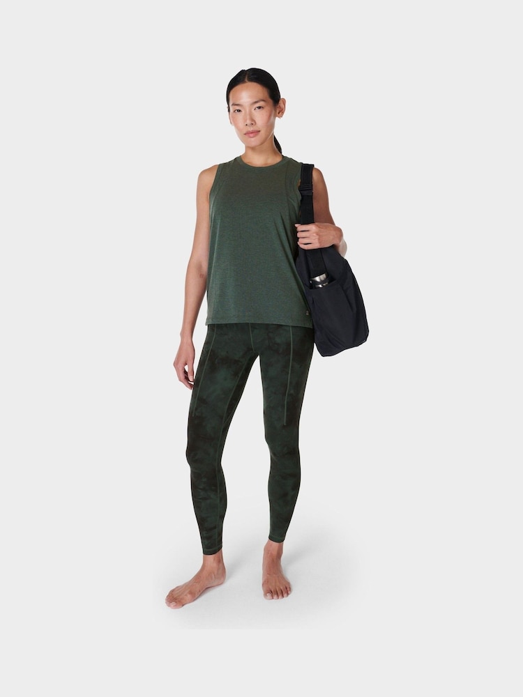 Sweaty Betty Green Soft Flow Studio Tank - Image 2 of 5
