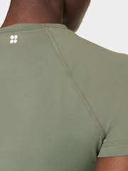 Sweaty Betty Grey All Day Cropped T-Shirt - Image 6 of 7