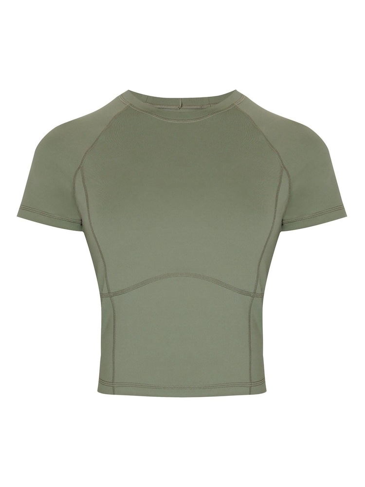 Sweaty Betty Grey All Day Cropped T-Shirt - Image 7 of 7