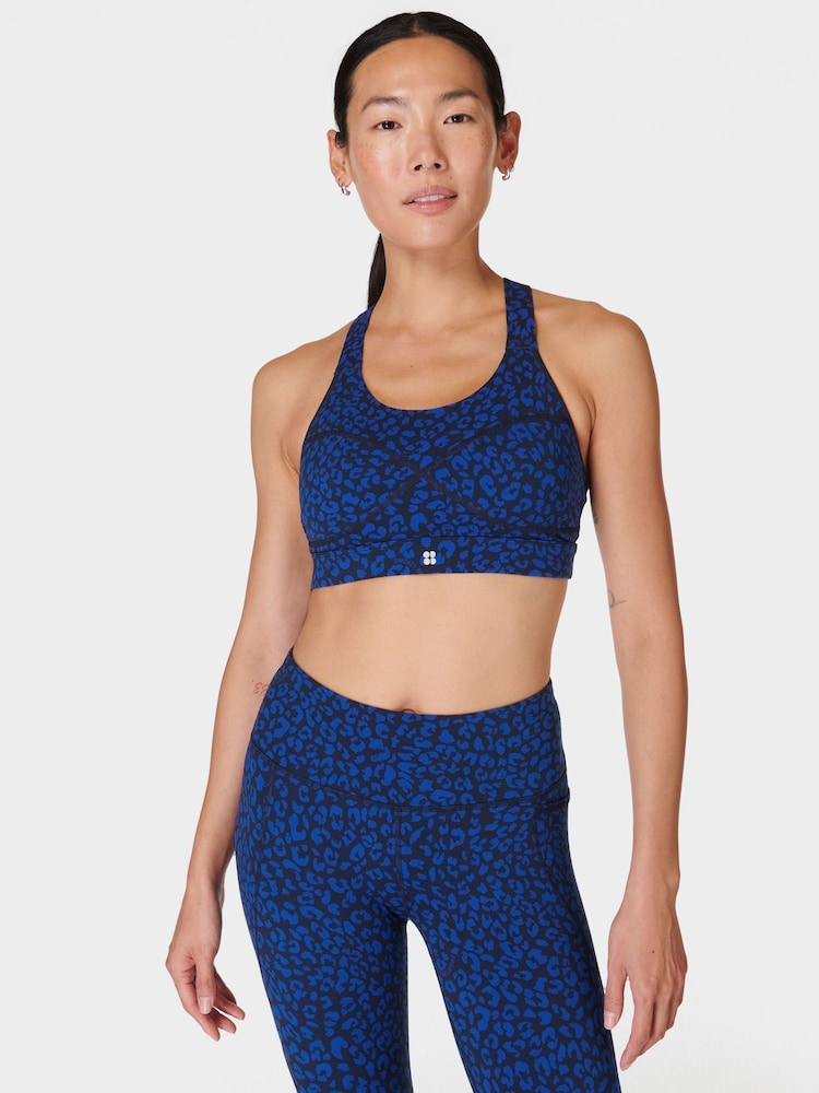 Donkerblauw - Betty - Sweaty medium ondersteunende sportbeha - Image 1 of 7