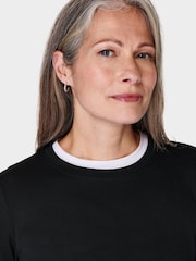 Sweaty Betty Black Chrome Essential Long Sleeve T-Shirt - Image 4 of 6