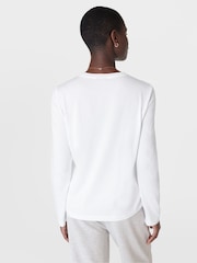 Sweaty Betty White Essential Long Sleeve T-Shirt - Image 2 of 7