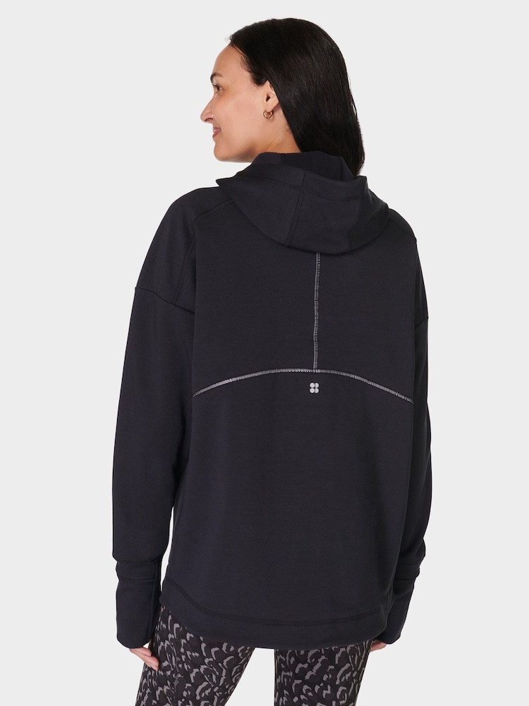 Sweaty Betty Black Tempo Train Hoodie - Image 2 of 8