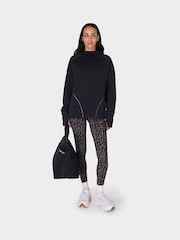 Sweaty Betty Black Tempo Train Hoodie - Image 3 of 8