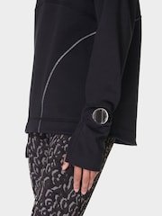 Sweaty Betty Black Tempo Train Hoodie - Image 7 of 8