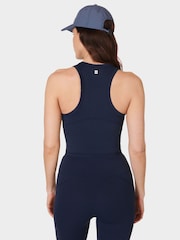 Sweaty Betty Navy  Blue All Day Cropped Tank - Image 2 of 7