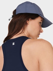 Sweaty Betty Navy  Blue All Day Cropped Tank - Image 6 of 7