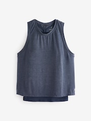Sweaty Betty Blue Soft Flow Double Up Bra Tank - Image 7 of 7