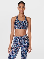 Sweaty Betty Blue Medium Power Support Sports Bra - Image 3 of 7