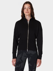 Sweaty Betty Black After Class Zip-Up Sweatshirt - Image 2 of 7