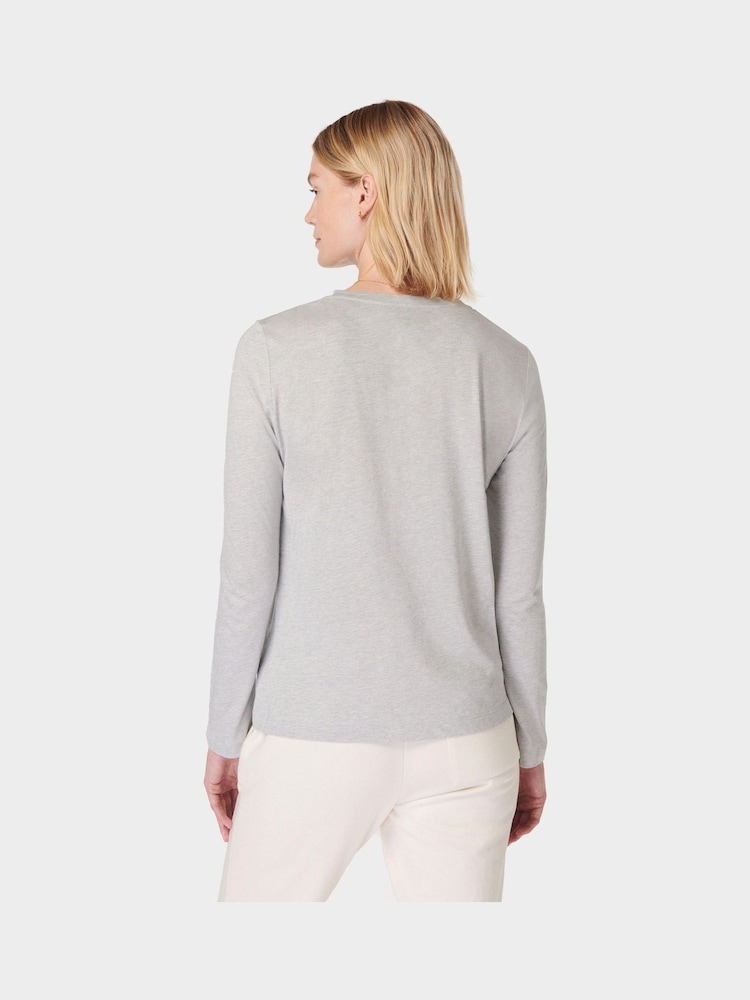 Sweaty Betty Grey Essential Long Sleeve T-Shirt - Image 4 of 7