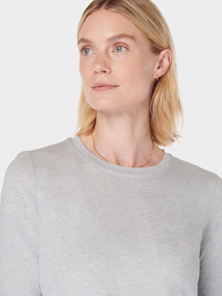 Sweaty Betty Grey Essential Long Sleeve T-Shirt - Image 5 of 7