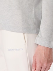 Sweaty Betty Grey Essential Long Sleeve T-Shirt - Image 6 of 7