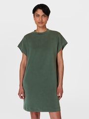Sweaty Betty Green Sand Wash Cloud Weight Dress - Image 1 of 6