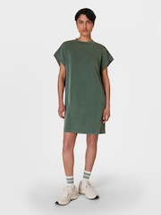 Sweaty Betty Green Sand Wash Cloud Weight Dress - Image 3 of 6