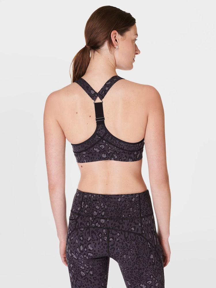 Negro - Sujetador deportivo con sujeción media de Sweaty Betty - Imagen 2 de 8