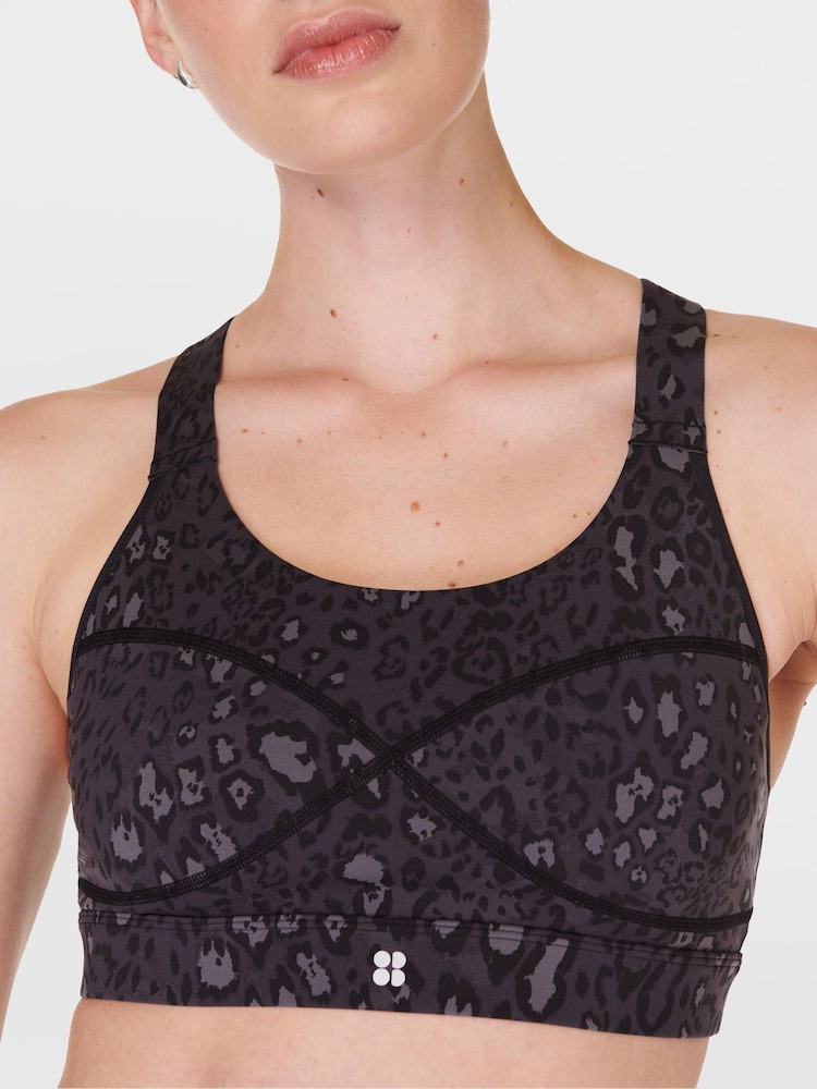 Zwart - Betty - Sweaty medium ondersteunende sportbeha - Image 5 of 8