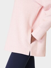 Sweaty Betty Pink Radiant Half Zip Sweatshirt - Image 6 of 7