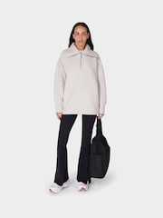 Sweaty Betty Grey Radiant Half Zip Sweatshirt - Image 4 of 7
