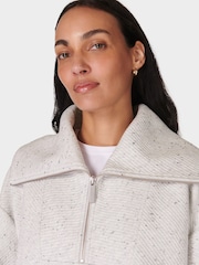 Sweaty Betty Grey Radiant Half Zip Sweatshirt - Image 5 of 7