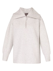 Sweaty Betty Grey Radiant Half Zip Sweatshirt - Image 7 of 7