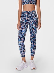 Sweaty Betty Navy Blue Power 7/8 Workout Leggings - Image 1 of 9