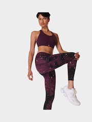 Sweaty Betty Purple 7/8 Length Power Workout Leggings - Image 4 of 8