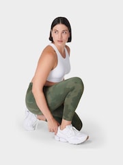 Sweaty Betty Green Power 7/8 Workout Leggings - Image 1 of 5