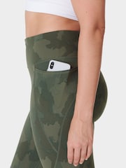 Sweaty Betty Green Power 7/8 Workout Leggings - Image 4 of 5