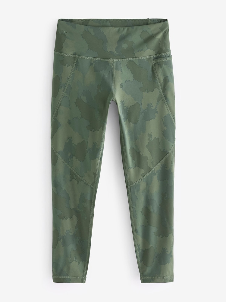 Sweaty Betty Green Power 7/8 Workout Leggings - Image 5 of 5