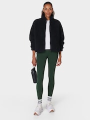 Sweaty Betty Black Black Canyon Fleece Zip-Up Sweatshirt - Image 3 of 7