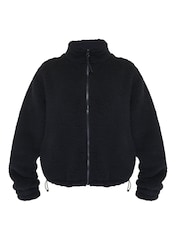 Sweaty Betty Black Black Canyon Fleece Zip-Up Sweatshirt - Image 7 of 7