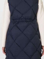 Sweaty Betty Blue Downtown Quilted Gilet - Image 5 of 8