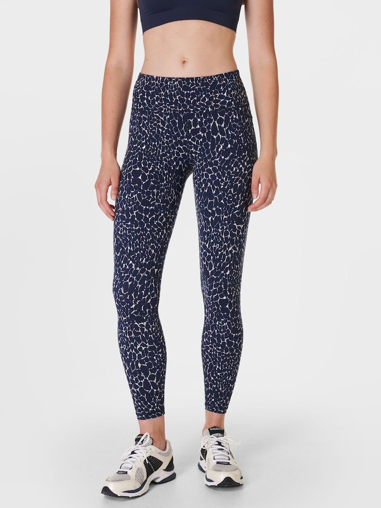 Sweaty Betty Blue Power 7/8 Workout Leggings - Image 1 of 8 Sweaty Betty Blue Power 7/8 Workout Leggings - Image 1 of 8