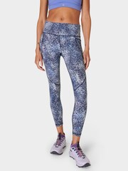 Sweaty Betty Blue Power 7/8 Workout Leggings - Image 1 of 8