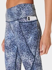 Sweaty Betty Blue Power 7/8 Workout Leggings - Image 6 of 8