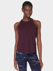Sweaty Betty Purple Breathe Easy Run Tank Top - Image 4 of 8